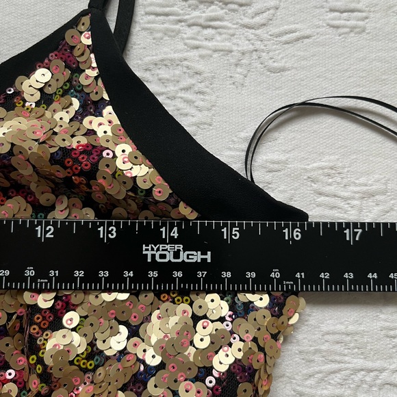 NEW Adelyn Rae Leila Sequin Strappy Back Dress Size S - Picture 15 of 15